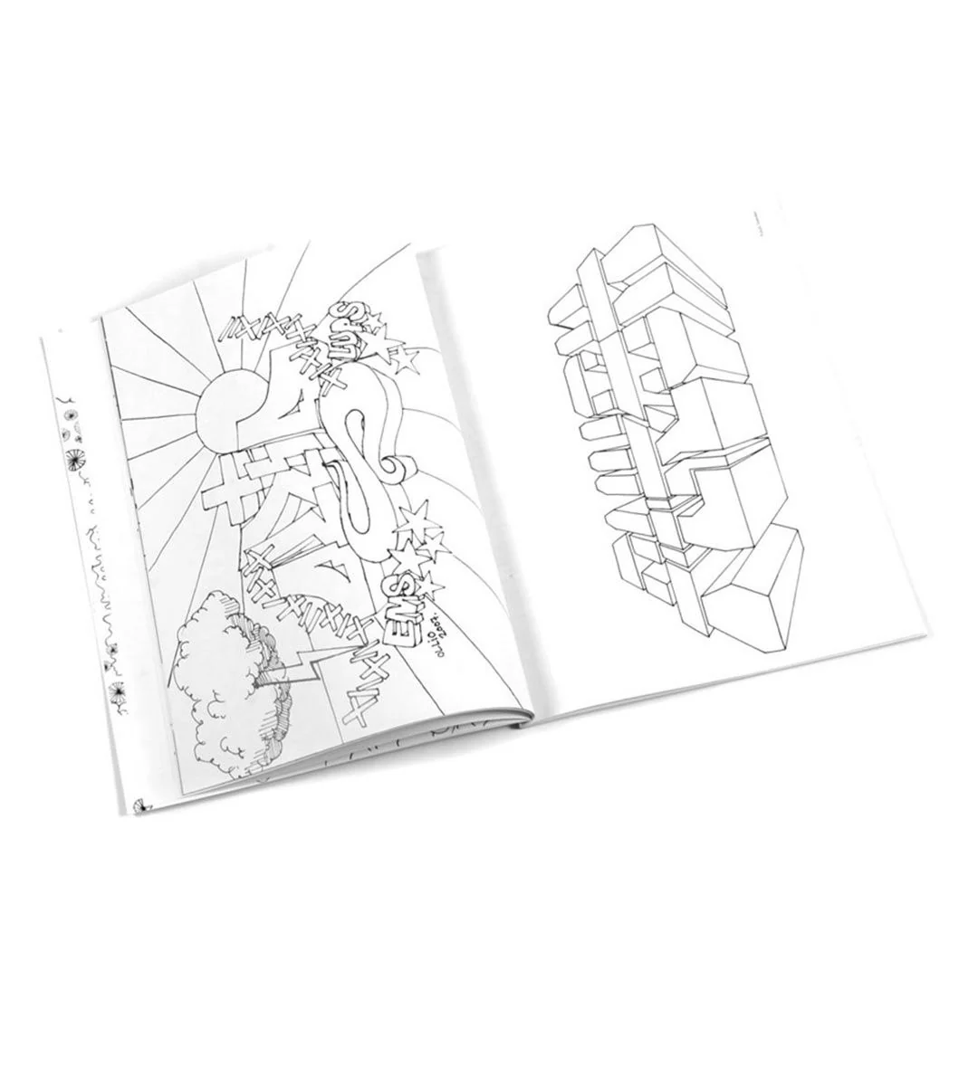 Graffiti Coloring Book - Image 3