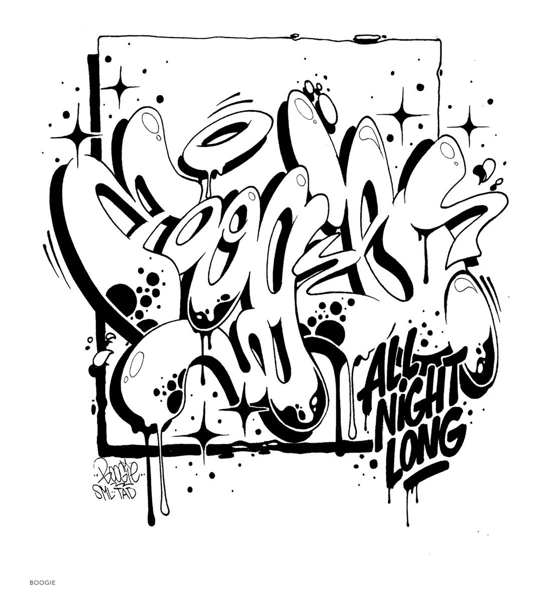 Graffiti Style Coloring Book - Image 3