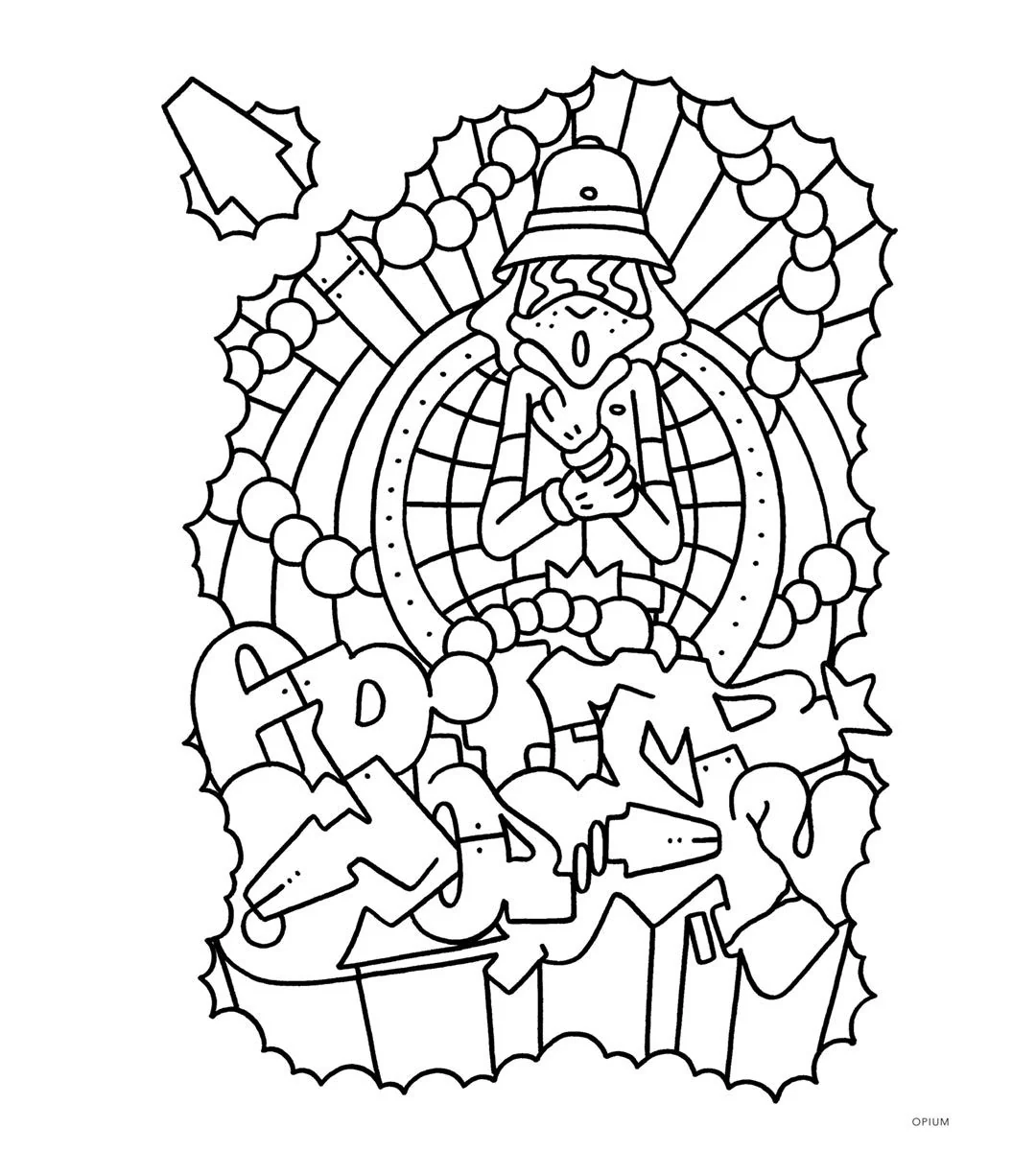 Graffiti Style Coloring Book - Image 5