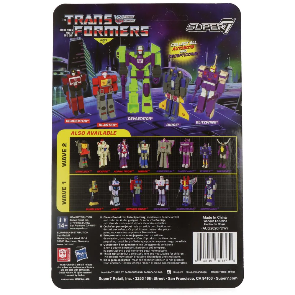 Megatron MC-12 - Transformers wave 3 - ReAction figures - Image 4