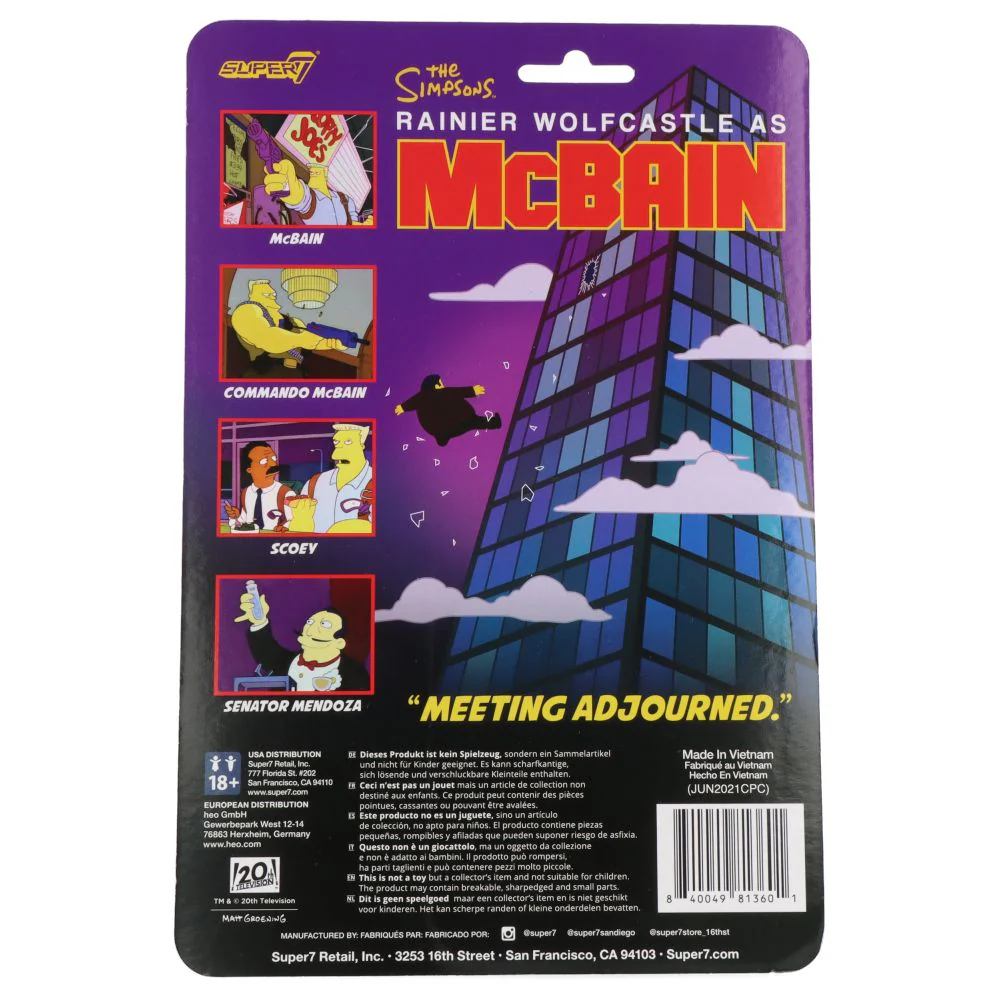 Senator Mendoza - ReAction figures ( The Simpsons) - Image 3