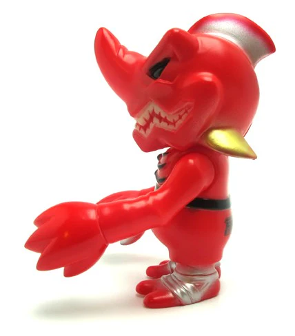 SKULL B SHARKMAN COSTUME IN RED - Image 3