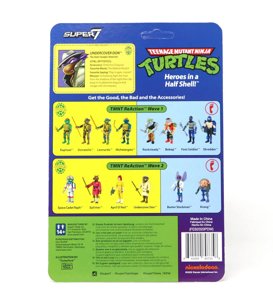 Undercover Don (Tortues Ninja - TMNT) - ReAction figure - Image 3